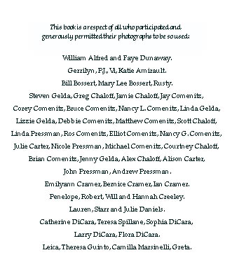 En Famille by Robert Creeley & Elsa Dorfman