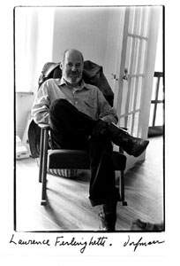 photo of Lawrence Ferlinghetti by Elsa Dorfman