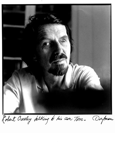 photo of Robert Creeley by Elsa Dorfman