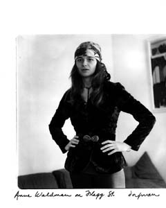photo of Anne Waldman by Elsa Dorfman