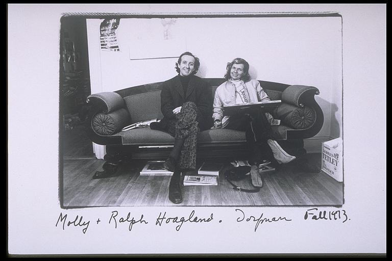 photo of Molly and Ralph Hoagland by Elsa Dorfman