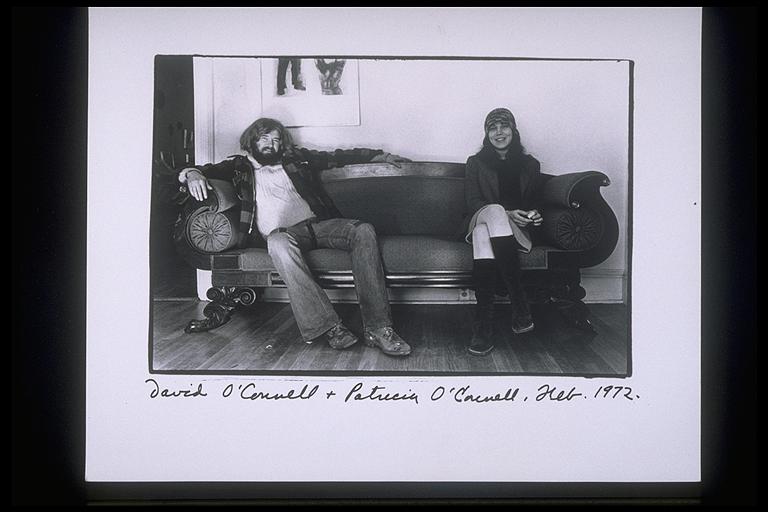 photo of David and Patricia O'Connell by Elsa Dorfman